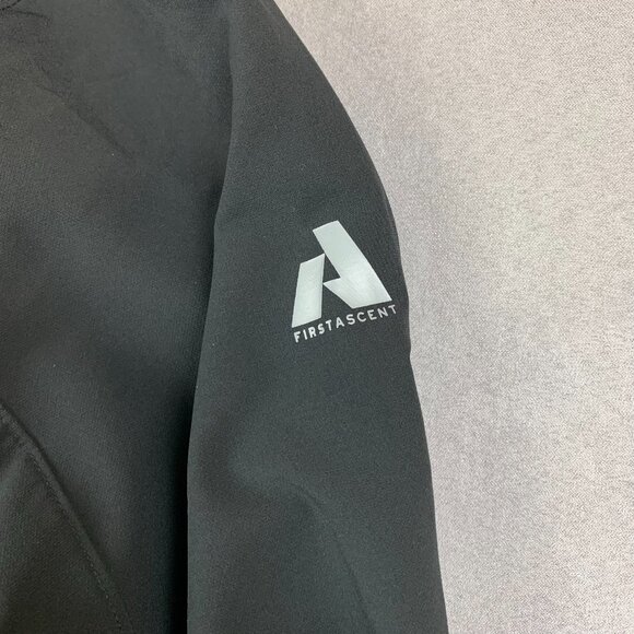 Eddie Bauer First Ascent Mens Sandstone Backbone Jacket Medium Black Full Zip - Picture 3 of 10